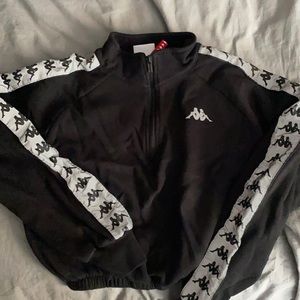 Kappa cropped half-zip